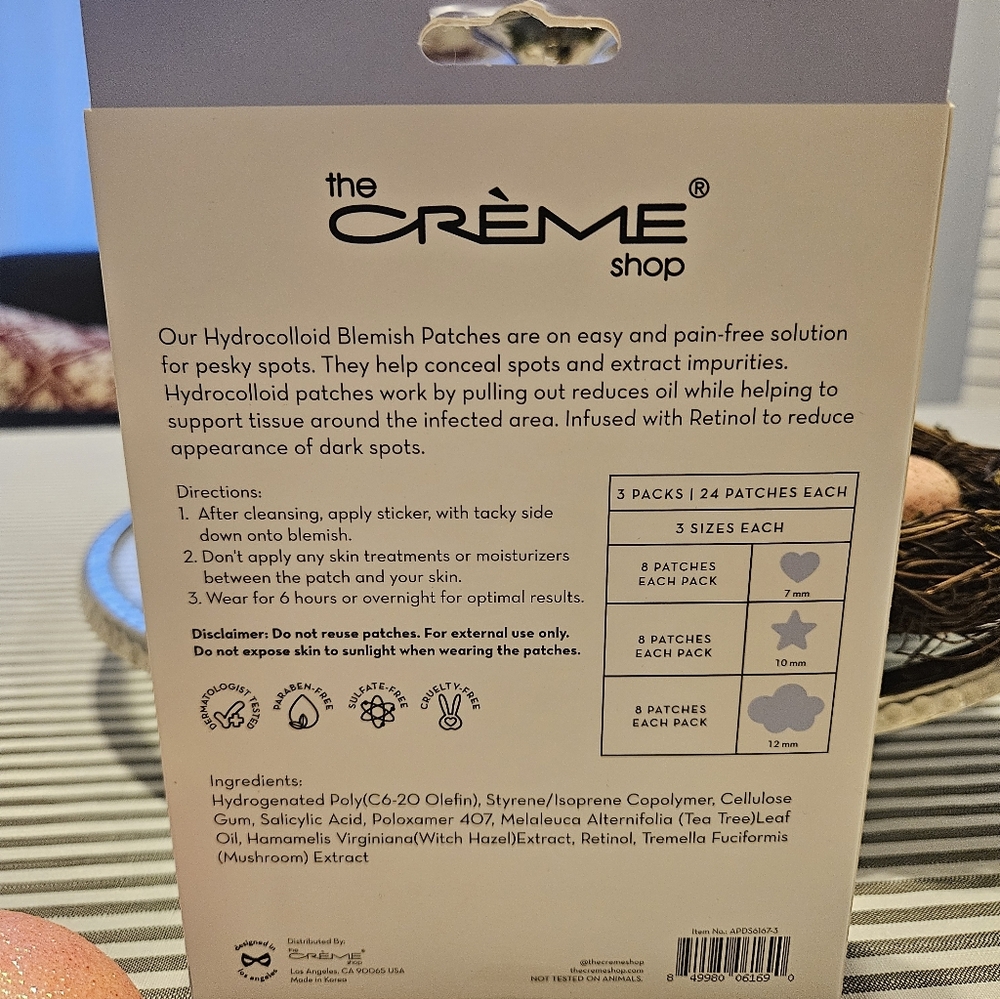 The Crème Shop Dreamy Skin Blemish Patches 72 Count Masks - Picture 3 of 9